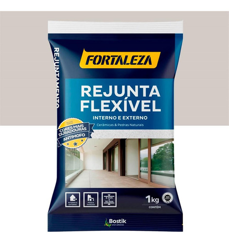 Rejunte Flexível Para Pisos E Azulejos Gelo 1kg