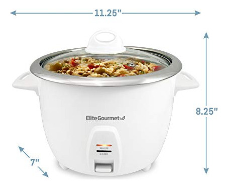 Arrocera Eléctrica Elite Gourmet Erc2010b De Acero Inoxidabl