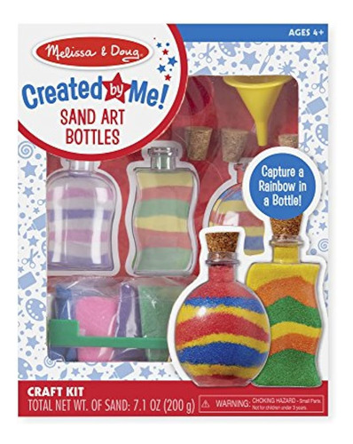 Juego De Artesanía Melissa  Doug Sand Art Bottles 3 Botellas