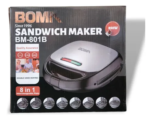 Maquina De 8 Mini Donas Mas Waflera Y Sandwichera 8 En 1