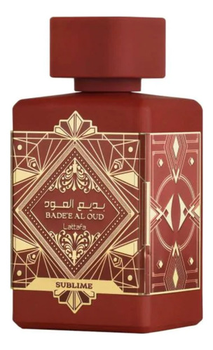 Perfume Arabe Badee Al Oud Sublime De Lattafa 100 Ml