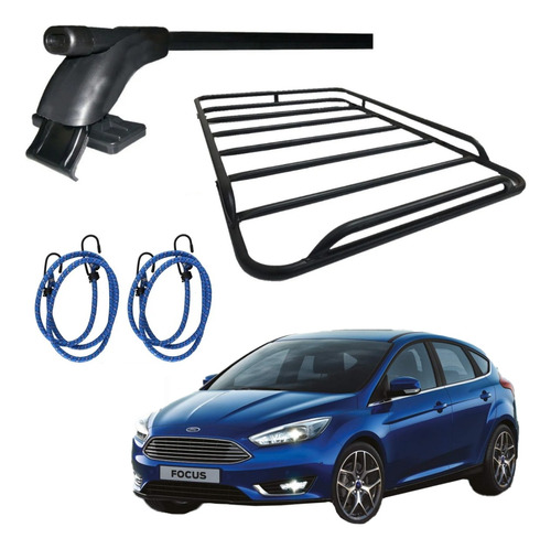 Barras + Parrilla Porta Equipaje Ford Focus 3 Kinetic Tensor