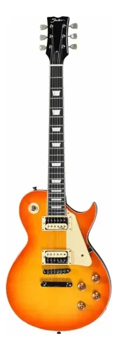 Guitarra Shelter S100fw Les Paul Honey Burst | MercadoLivre