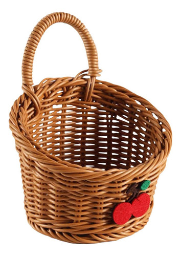 Mz Cesta Tejida De La Cesta De La Verdura De La Fruta De La