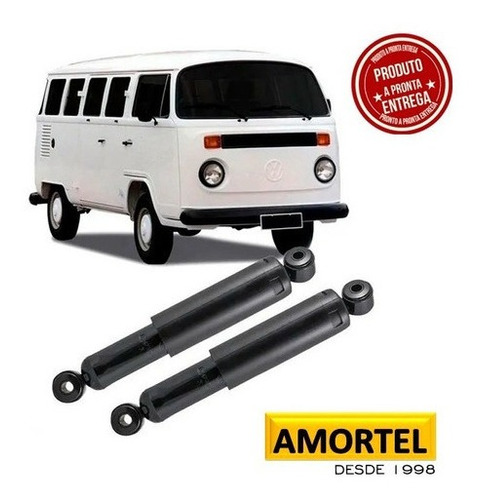 Par De Amortecedor Remanufaturado Traseiro Kombi Clipper