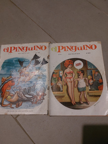 Antigua Revista El Pinguino Humor Erotico Década 50 Y 60