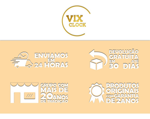 Relógio Feminino Seculus Social Rose A Prova D'água