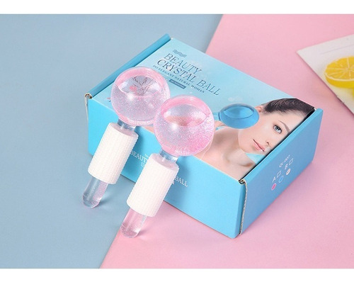 Kit Masajeador Facial Hielo Relajación Linfática