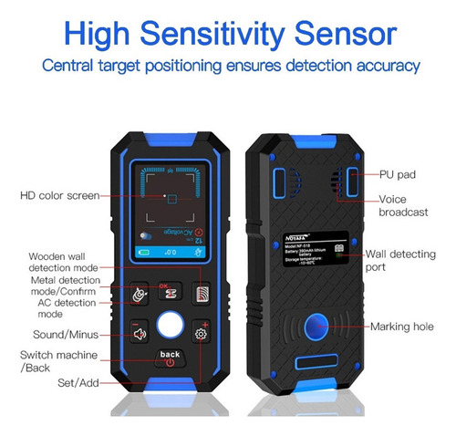 . Noyafa Nf-518 3 En 1 Detector De Metales Portátil Con