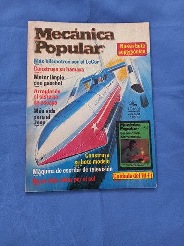 Revista : Mecanica Popular  1980 Septiembre  Vol 33 N* 8