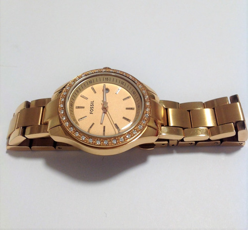 Reloj Fossil Pulsera Genuino Stella Mini Oro Rosa Es 3196 (Usado)