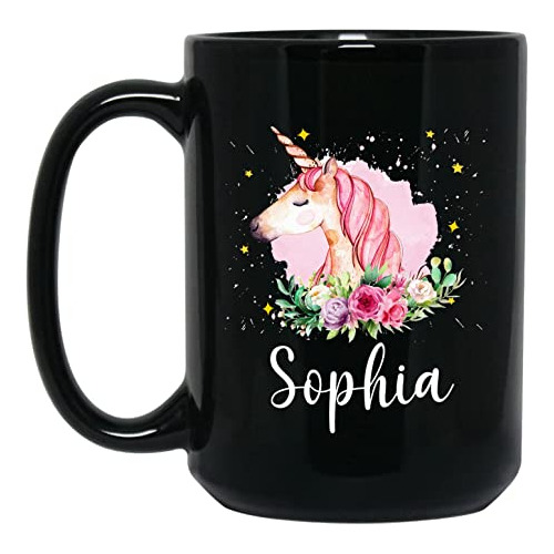 Taza De Viaje De Unicornios, Personalizada, Elige El Nombre 