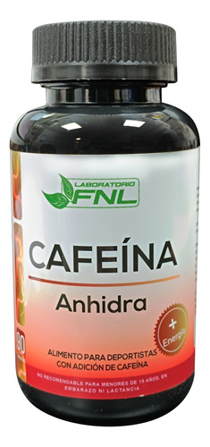 Cafeína Anhidra Fnl 90 Cápsulas