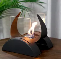 Comprar Chimenea Etanol De Acero Con Vidrio Para Interiores