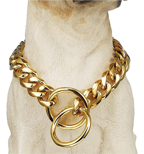 Bmusdog Cadena Collar Para Perros Cadena De Eslabones Cubano