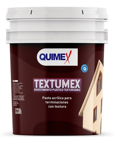 Revestimiento Texturado Textumex Revoque Rodillo 25 K Quimex