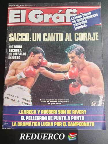 El Gráfico 3402 Lámina Independiente Maradona 18/12/1984 