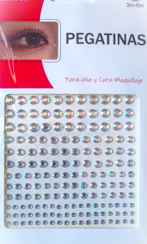 Face Sticker De Gemas Para Cara Y Uñas Diamantes N°10