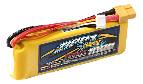 1500mah Compacto Zippy Rc 3s 25c Lipo Pack