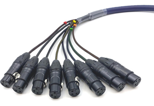 Bouunciy Db25 A Xlr Cable De Serpiente Hembra, Db25 Macho A