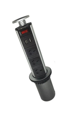 Estacion De Carga Telescopica Torre Embutir Toma Usb Tbcin