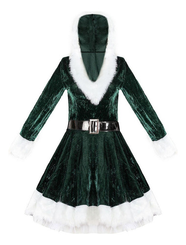 Santa Suit Sweetie Outfits Con Capucha Elegante Con Capucha