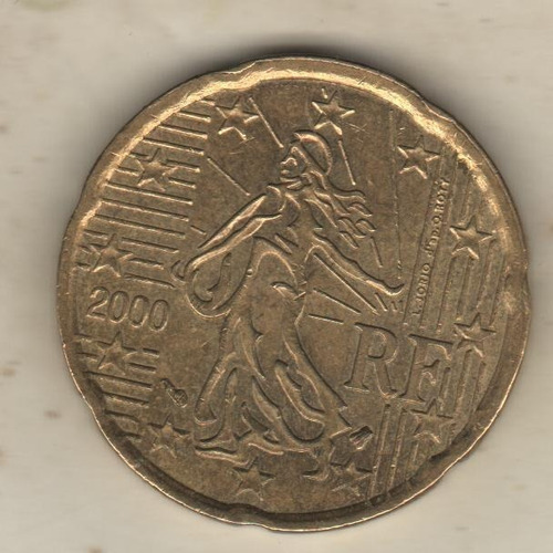 Francia Moneda De 20 Eurocents Año 2000 - Km 1286 - Xf+