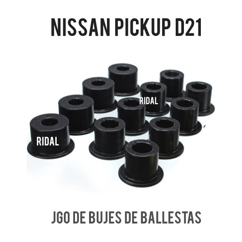 Juego Buje Goma Ballesta Trasera  Nissan Pickup D21