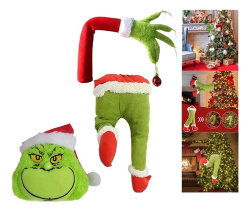 Kit De Peluche De 3 Grinch, Par De Piernas, Brazos, Cabeza Y