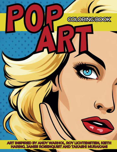 Libro: Pop Art Coloring Book Inspired By Andy Warhol, Roy Li