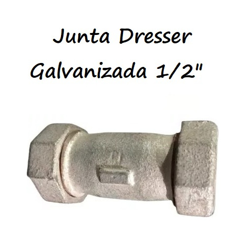 Junta Dresser Galvanizada 1/2   