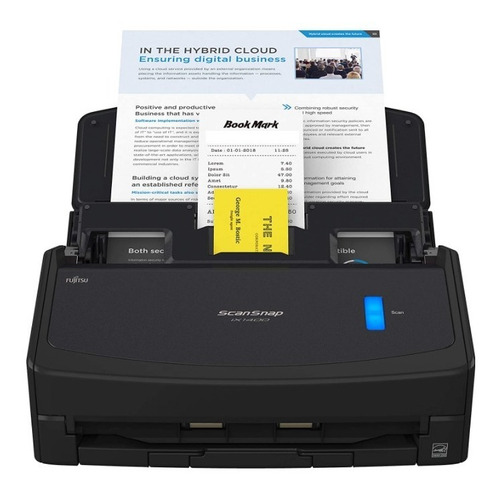 Fujitsu Scansnap Ix1400 Negro Escaner Documento Color 40 Ppm
