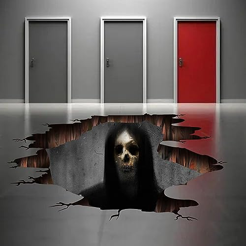 Decoraciones De Pared Halloween 3d Esqueleto Y Zombi