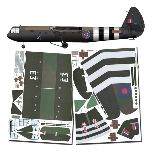 Horsa Mki As 51 Airspeed Escala 1.33 Papercraft