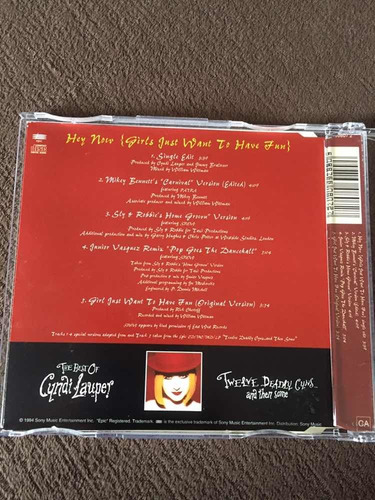 Cd Single Cyndi Lauper Girls Just Want To Have Fun (Usado)