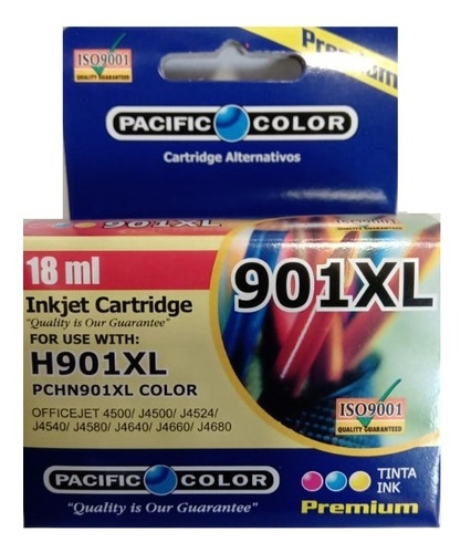 Tinta Alternativa Hp 901 Xl Color