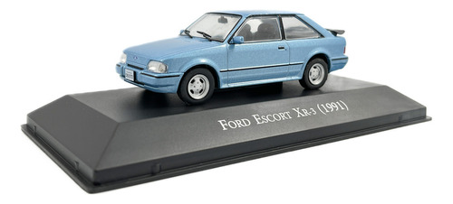 Miniatura Ford Escort Xr-3 1991 Azul - Ed.147