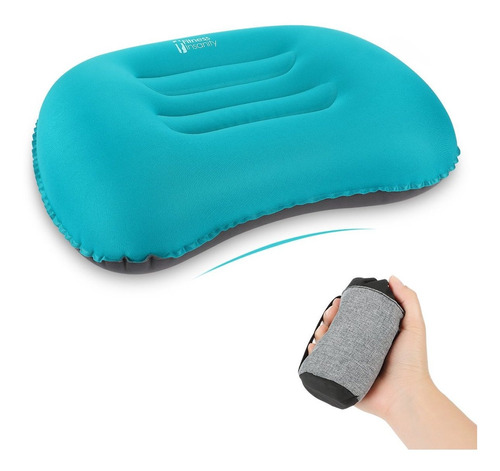 Almohada Ultraligera Compresible Inflable Fitness Insanity