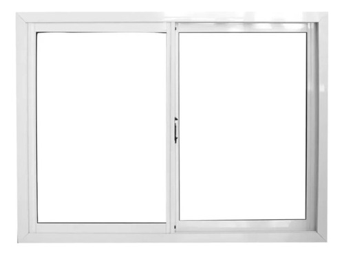 Ventana Aluminio Blanco 180x90 Vidrio 4mm  Fabrica 