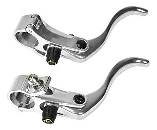 Zjchao Bike Brake Lever, 1pair 24mm Aluminum Alloy Bicycle H