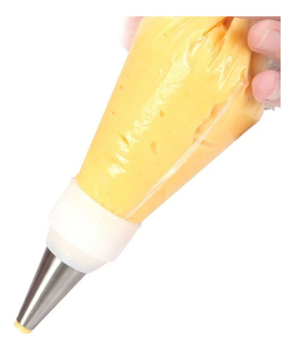 Saco De Confeitar Descartável Médio 40 Cm (50 Un) +