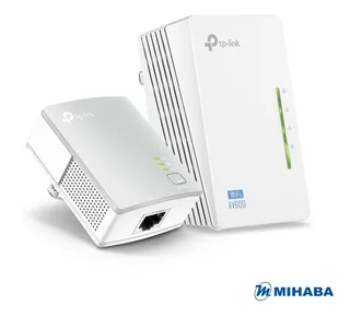 Kit Extensor Powerline Wifi Av600 A 300 Mbps- Mihaba