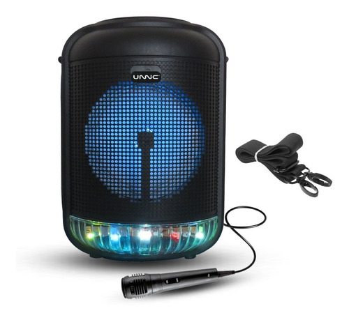 Parlante Bluetooth Inalámbrico Karaoke Usb Luz Led 360 + Mic
