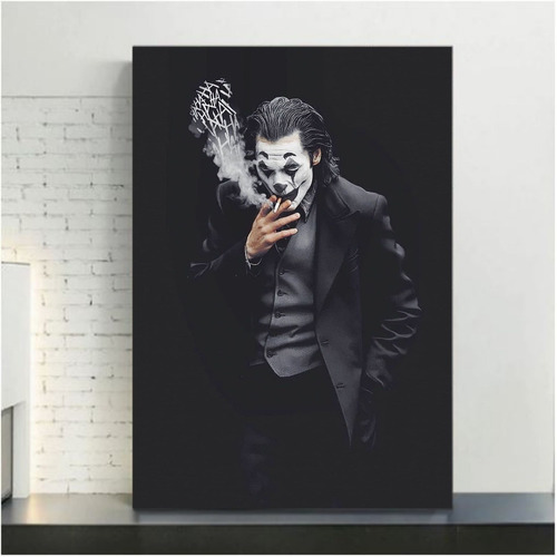 Cuadro Decorativo Joker Fumando Joaquin Phoenix 35x55cm