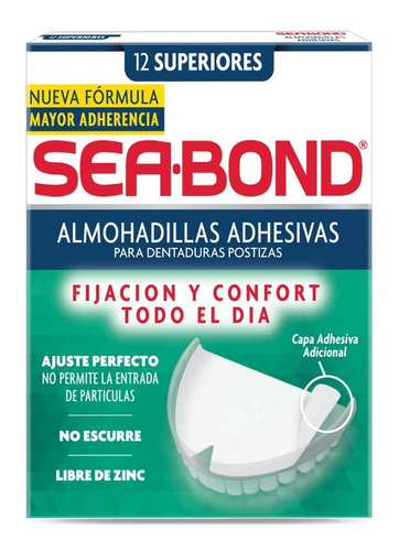 Sea Bond Almohadillas Adhesivas 12# Sup 6-pack + Inf 6-pack