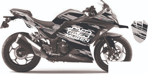 Calcos Kawasaki Ninja 300 Kit Personalizado