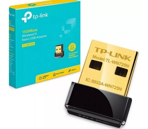 Adaptador Wireless Usb Tp Link Wn-725n 150mbps Nano