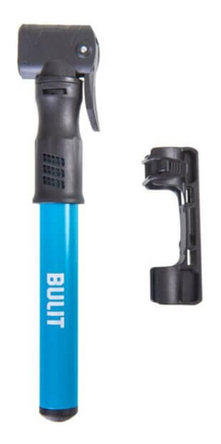 Inflador De Mano Bulit Aluminio Serie 600 Color Celeste