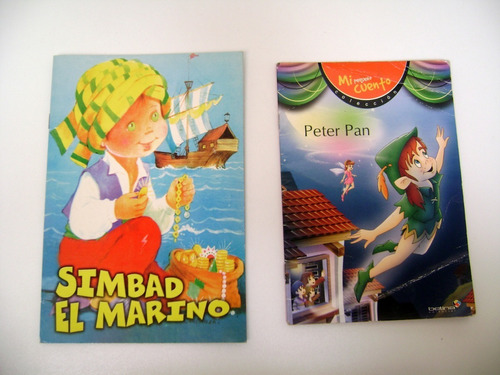 Peter Pan Y Simbad El Marino Lote 2 Libros Infantiles Boedo