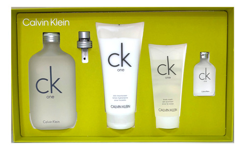 Ck One Estu Edt 200ml+lo200ml+gel100ml+edt15ml Silk Perfumes